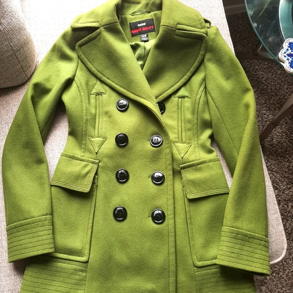 Miss Sixty Green Peacoat - Picture 2 of 7